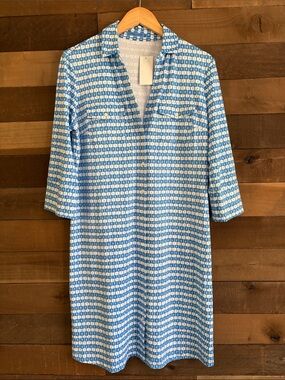 J McLaughlin Button Up Dress Classic Casual